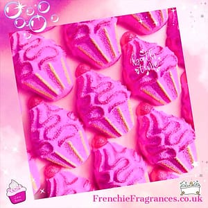 Sweet Red Berry Cupcake Bath Bomb