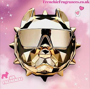 Car Air Freshener Bulldog Gold