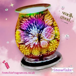 3D Snowflake Electric Aroma Lamp